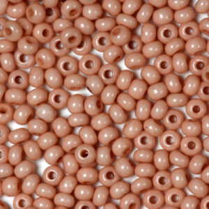 Peach Preciosa Metallic Seeds Beads