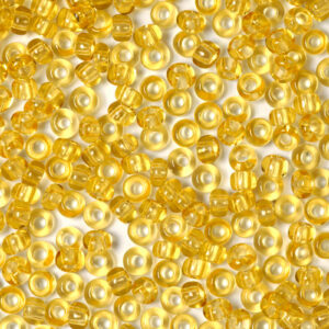 Sun Yellow Transparent Preciosa Seeds Beads