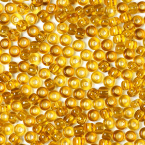 Cyber Yellow Transparent Preciosa Seeds Beads