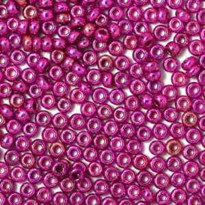 Helitrope Purple Preciosa Metallic Seeds Beads