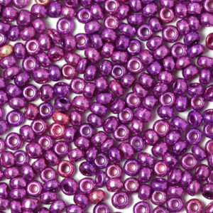 Purple Preciosa Metallic Seeds Beads