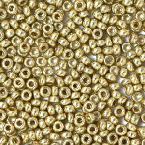 Metallic Golden Preciosa Metallic Seeds Beads