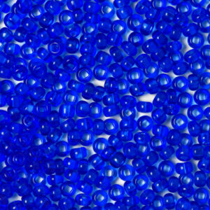 Midnight Blue Transparent Preciosa Seeds Beads