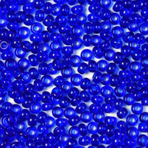 Admiral Blue Transparent Preciosa Seeds Beads