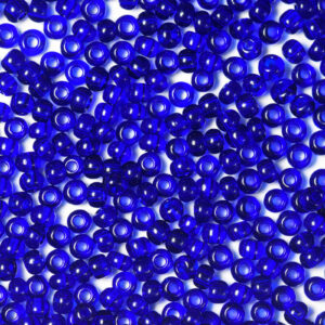 Trypan Blue Transparent Preciosa Seeds Beads