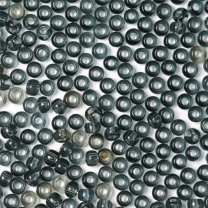 Gray Transparent Preciosa Seeds Beads