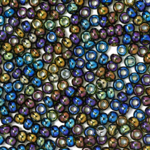 Multicolor Preciosa Stripes Seeds Beads