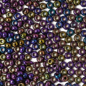 Multicolor Preciosa Stripes Seeds Beads