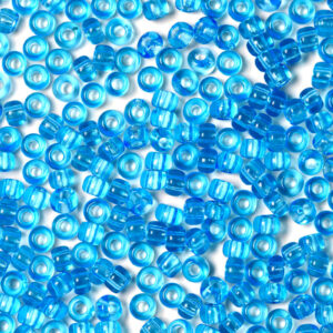 Azure Blue Transparent Preciosa Seeds Beads