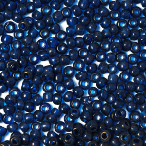 Yankees Blue Transparent Preciosa Seeds Beads