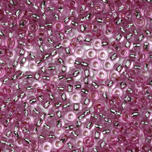 Light Purple Preciosa Silverline Seeds Beads