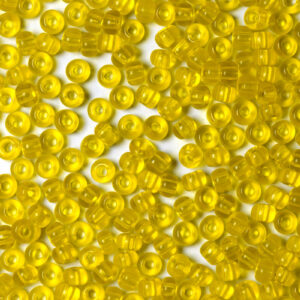 Digital Yellow Transparent Preciosa Seeds Beads