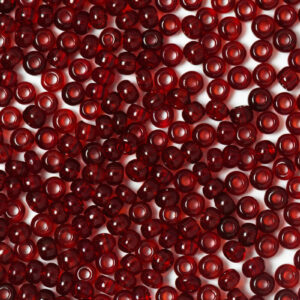 Maroon Transparent Preciosa Seeds Beads