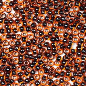 Lava Yellow Preciosa Luster Inside Round Rocailles Seeds Beads